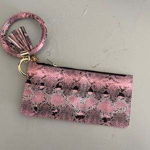 Pink Wrist Pouch